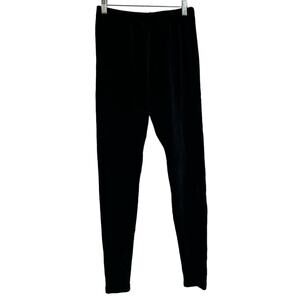 Lauren Ralph Lauren Womens Black Pull On Corduroy Pants Elastic Waist Size L